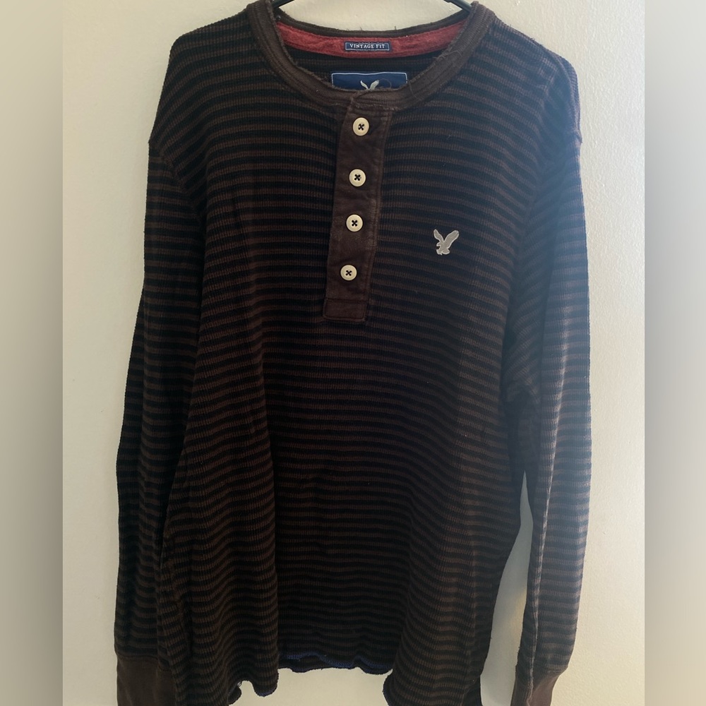 Vintage shirt with distressed edges